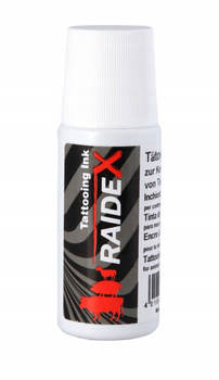 Tusz do tatuowania Raidex, czarny, roll-on, 65 ml